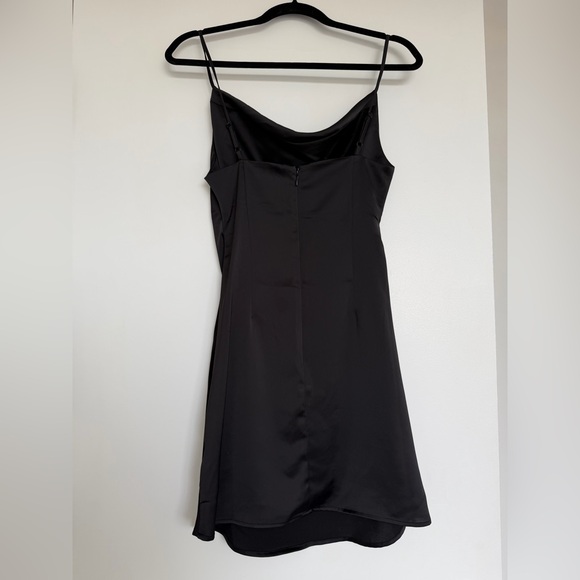 Urban Outfitters Black Cowl Slip Mini Dress - Picture 4 of 7